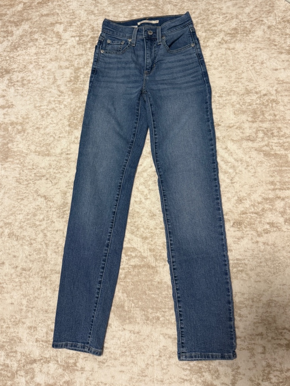 Levi’s 724 High Rise Straight Jeans Size 23 - Picture 2 of 4